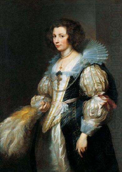 Marie Louise de Tassis, Antwerp 1630, Anthony Van Dyck